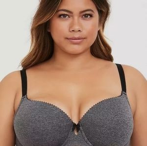 Torrid Heather Grey T-Shirt 44D Bra